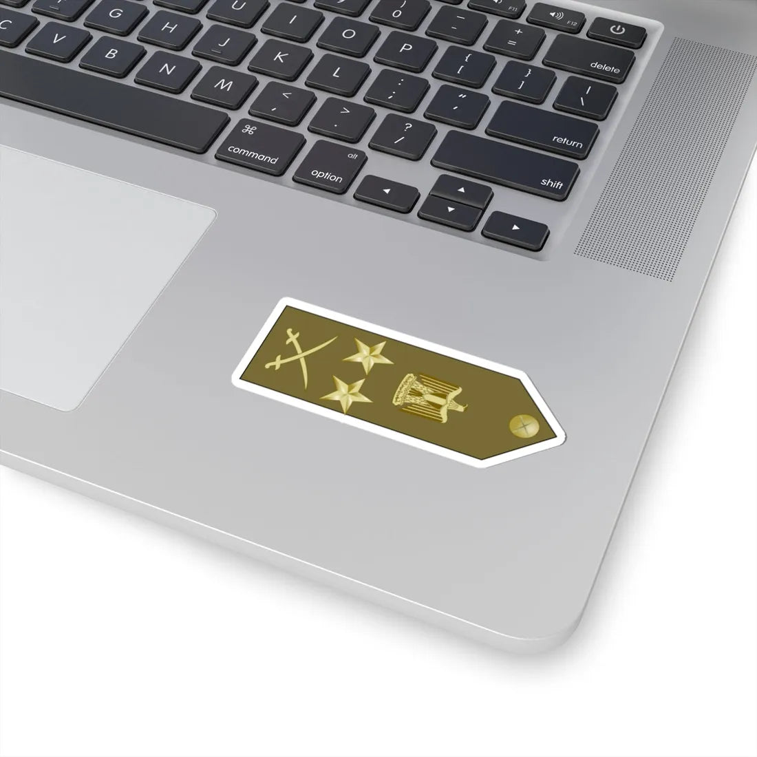 EgyptianArmyInsignia ColonelGeneral rotated (Egypt) (Military Rank) STICKER Vinyl Kiss-Cut Decal - The Sticker Space