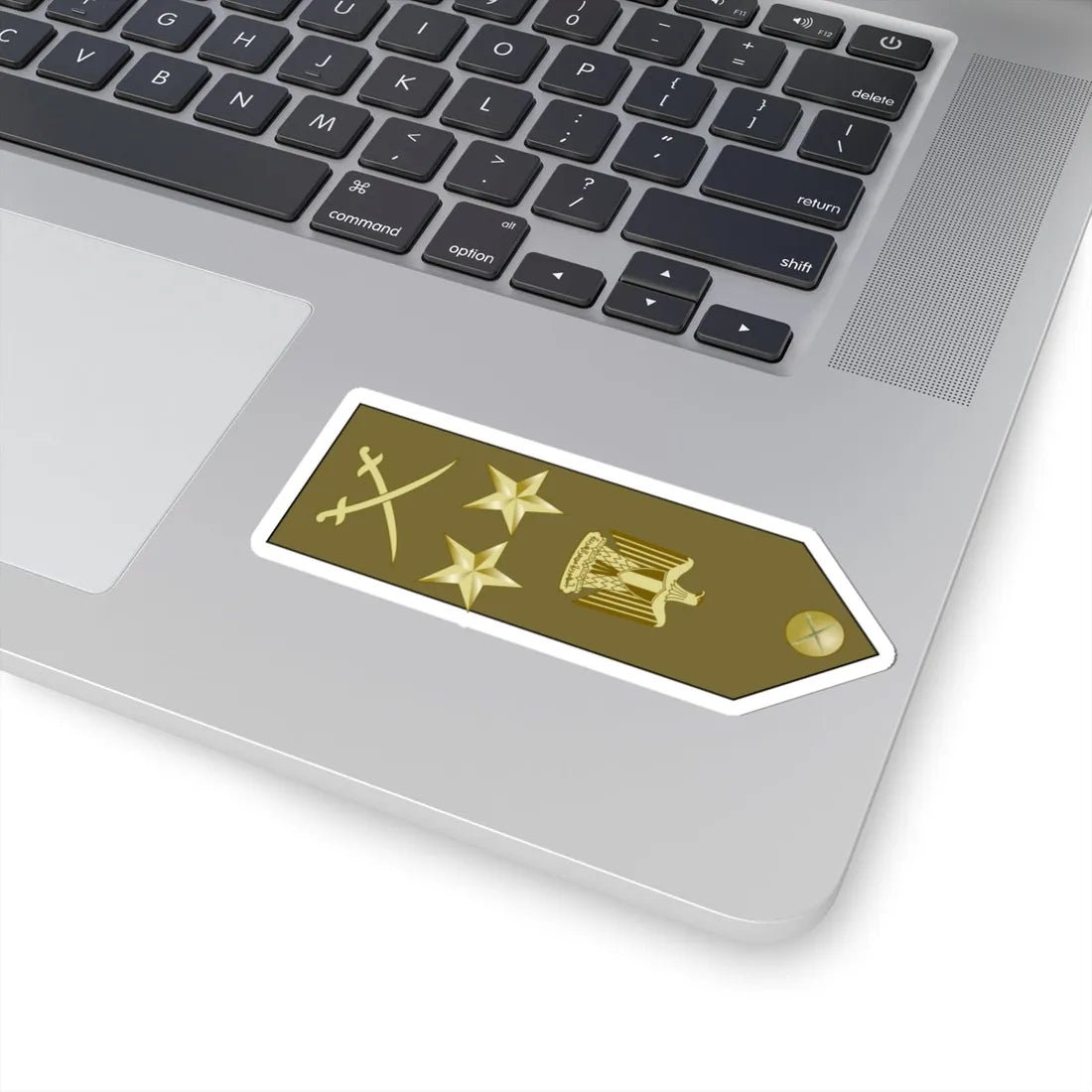 EgyptianArmyInsignia ColonelGeneral rotated (Egypt) (Military Rank) STICKER Vinyl Kiss-Cut Decal - The Sticker Space