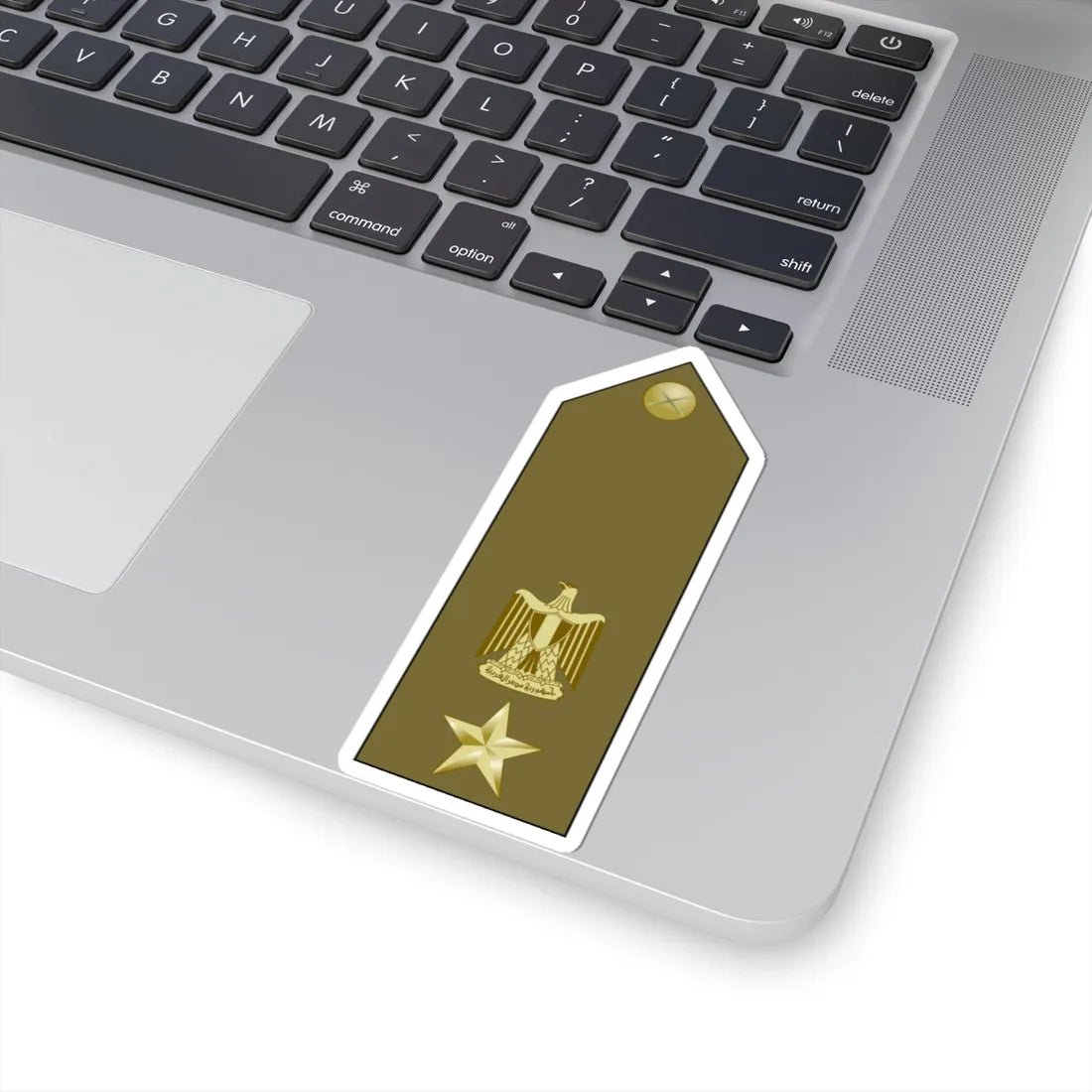 EgyptianArmyInsignia LieutenantColonel (Egypt) (Military Rank) STICKER Vinyl Kiss-Cut Decal - The Sticker Space