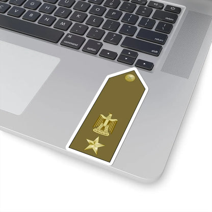 EgyptianArmyInsignia LieutenantColonel (Egypt) (Military Rank) STICKER Vinyl Kiss-Cut Decal - The Sticker Space