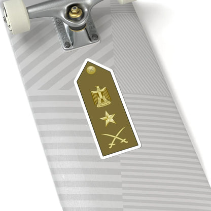 EgyptianArmyInsignia LieutenantGeneral (Egypt) (Military Rank) STICKER Vinyl Kiss-Cut Decal - The Sticker Space