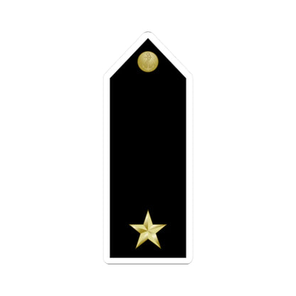 EgyptianNavyInsignia Ensign shoulderboard (Egypt) (Military Rank) STICKER Vinyl Kiss-Cut Decal 2 Inch White - The Sticker Space