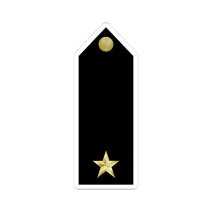 EgyptianNavyInsignia Ensign shoulderboard (Egypt) (Military Rank) STICKER Vinyl Kiss-Cut Decal 3 Inch White - The Sticker Space