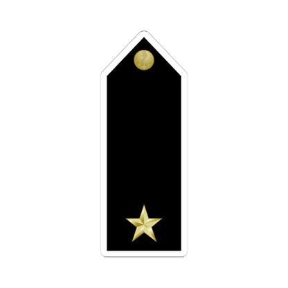 EgyptianNavyInsignia Ensign shoulderboard (Egypt) (Military Rank) STICKER Vinyl Kiss-Cut Decal 4 Inch White - The Sticker Space