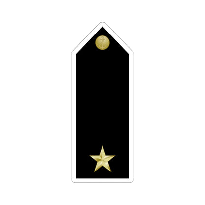 EgyptianNavyInsignia Ensign shoulderboard (Egypt) (Military Rank) STICKER Vinyl Kiss-Cut Decal 6 Inch White - The Sticker Space