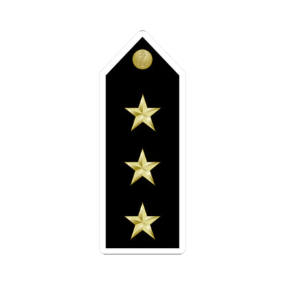 EgyptianNavyInsignia Lieutenant shoulderboard (Egypt) (Military Rank) STICKER Vinyl Kiss-Cut Decal 2 Inch White - The Sticker Space