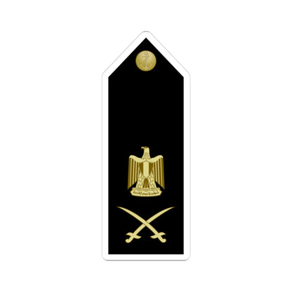 EgyptianNavyInsignia RearAdmiral shoulderboard (Egypt) (Military Rank) STICKER Vinyl Kiss-Cut Decal 3 Inch White - The Sticker Space
