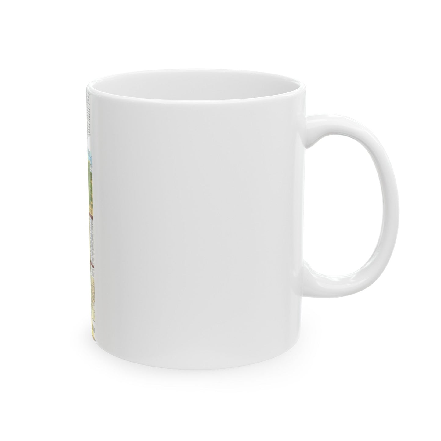 Egypt's Nile Valley- The North (1995) (Map) White Coffee Mug-The Sticker Space