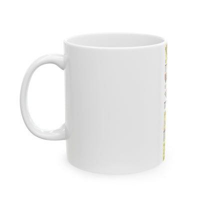 Egypt's Nile Valley- The South (1995) (Map) White Coffee Mug-The Sticker Space