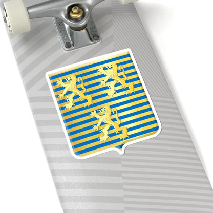 Eigenbrakel wapen (Belgium) (Coat of Arms) STICKER Vinyl Kiss-Cut Decal - The Sticker Space