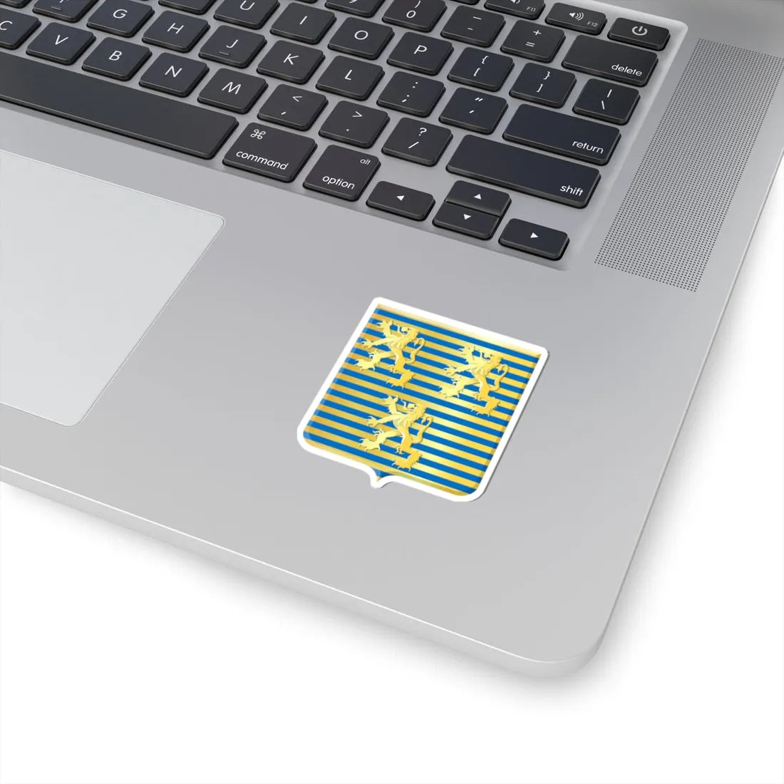 Eigenbrakel wapen (Belgium) (Coat of Arms) STICKER Vinyl Kiss-Cut Decal - The Sticker Space