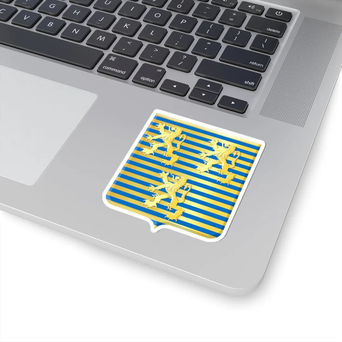 Eigenbrakel wapen (Belgium) (Coat of Arms) STICKER Vinyl Kiss-Cut Decal - The Sticker Space