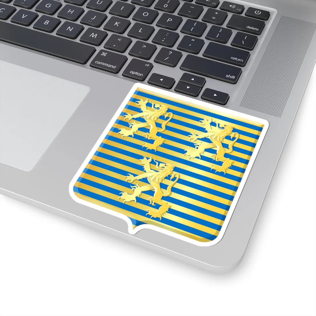 Eigenbrakel wapen (Belgium) (Coat of Arms) STICKER Vinyl Kiss-Cut Decal - The Sticker Space
