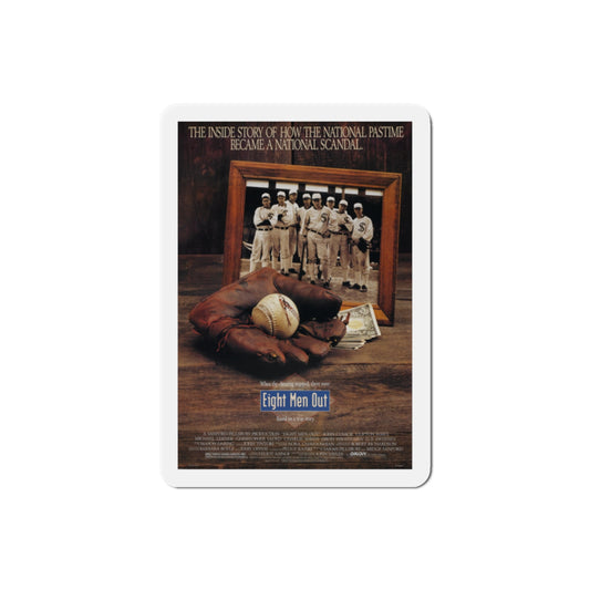 Eight Men Out 1988 Movie Poster Die-Cut Magnet-2" x 2"-The Sticker Space