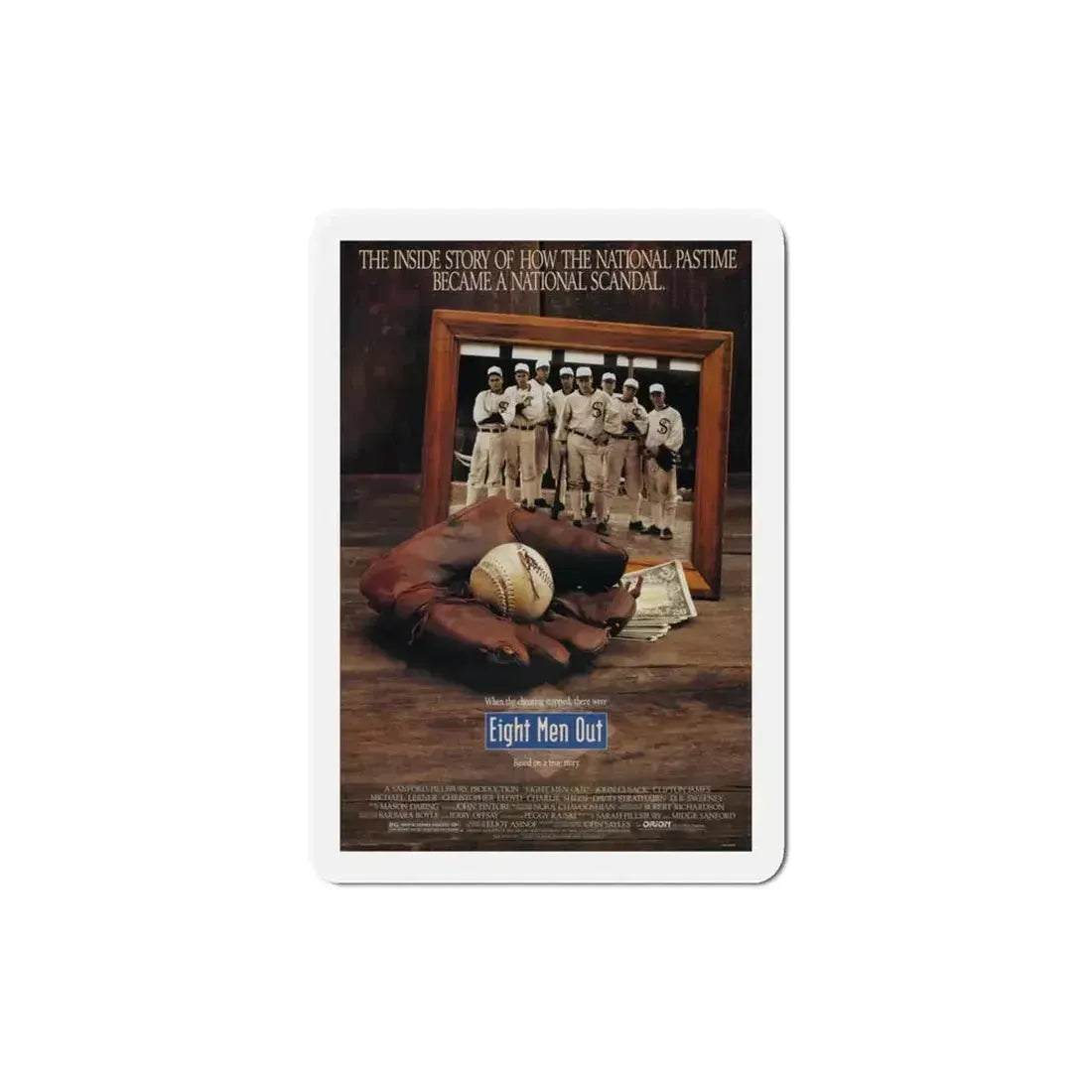 Eight Men Out 1988 Movie Poster Refrigerator Magnet - The Sticker Space