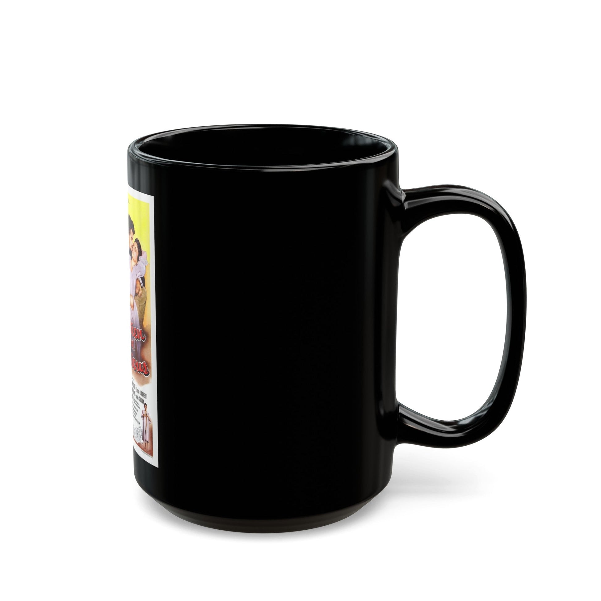 EIGHTEEN AND ANXIOUS 1957 Movie Poster - Black Coffee Mug-The Sticker Space