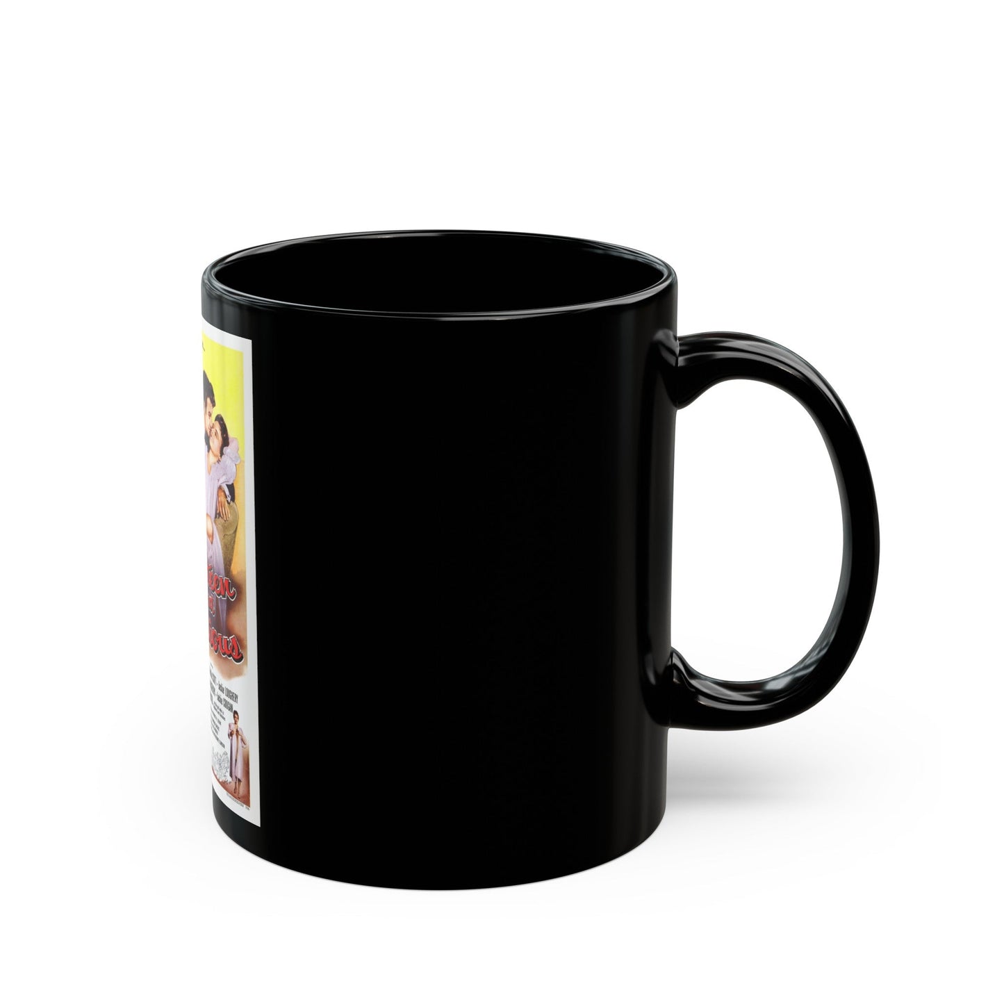 EIGHTEEN AND ANXIOUS 1957 Movie Poster - Black Coffee Mug-The Sticker Space