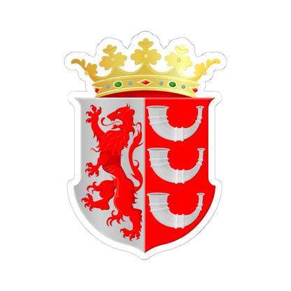 Eindhoven wapen (Netherlands) (Coat of Arms) STICKER Vinyl Kiss-Cut Decal 6 Inch White - The Sticker Space
