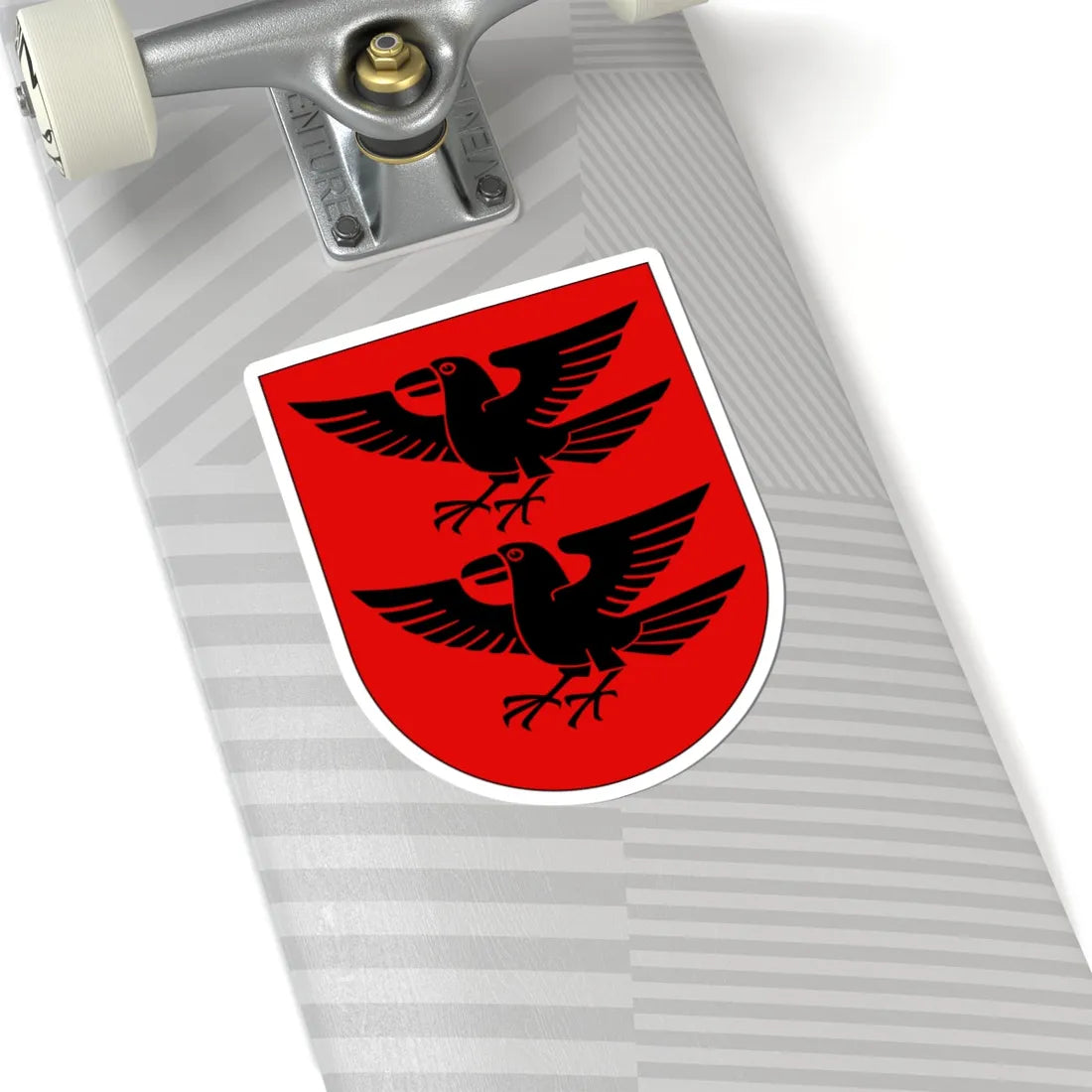Einsiedeln-coat of arms (Switzerland) (Coat of Arms) STICKER Vinyl Kiss-Cut Decal - The Sticker Space