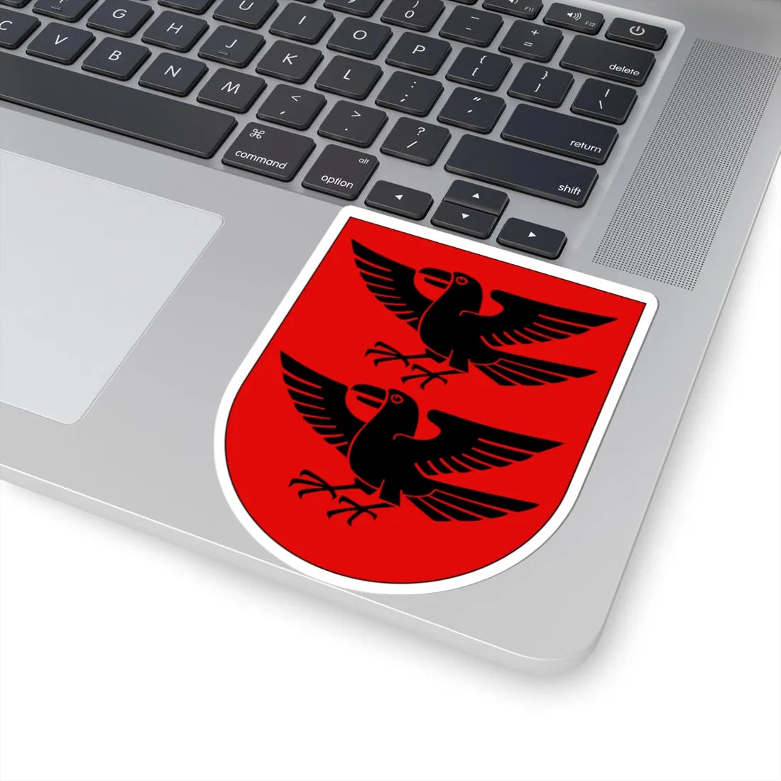 Einsiedeln-coat of arms (Switzerland) (Coat of Arms) STICKER Vinyl Kiss-Cut Decal - The Sticker Space