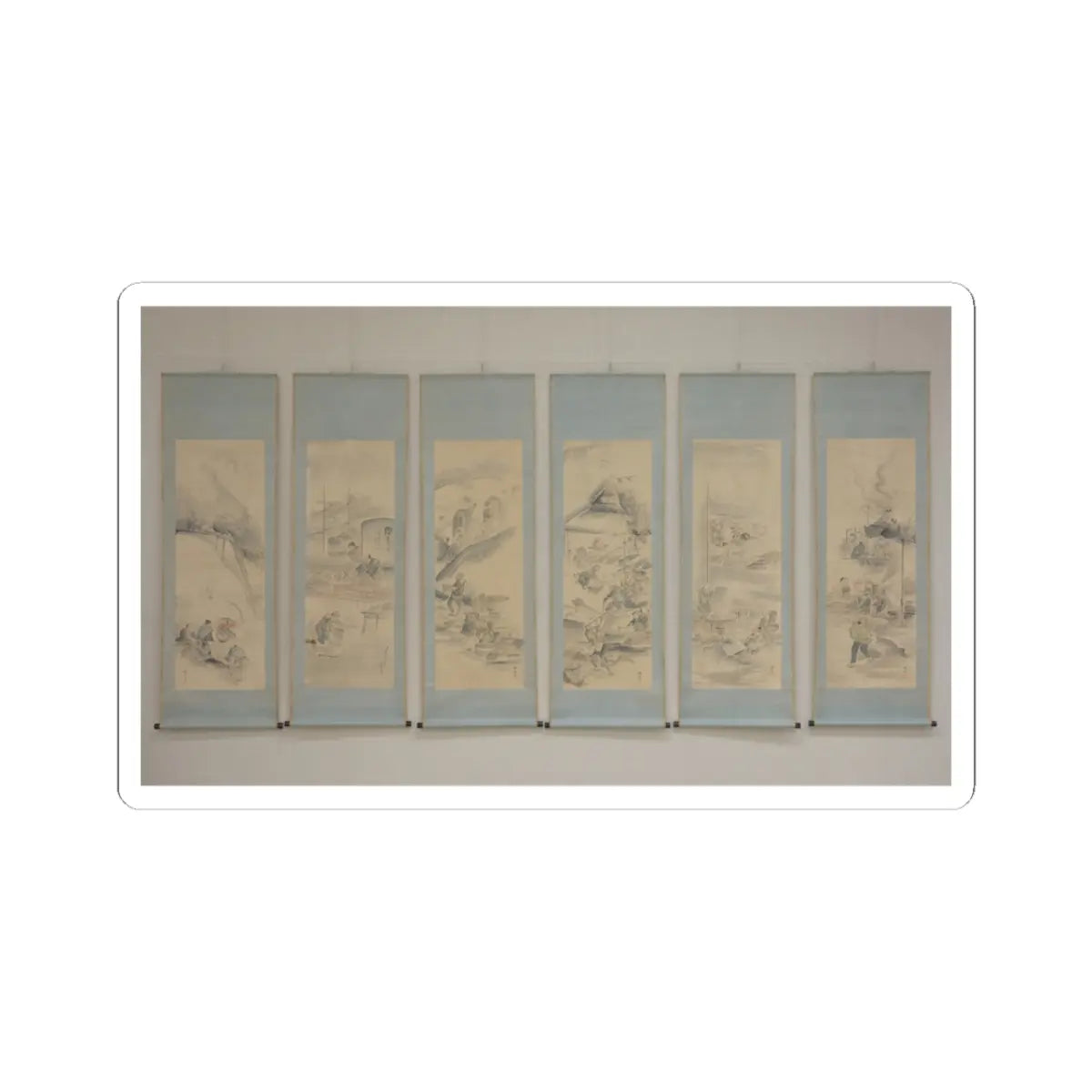 Eiraku Hozen - Making Ceramics - first half of the19th century v5 - STICKER Vinyl Kiss-Cut Decal