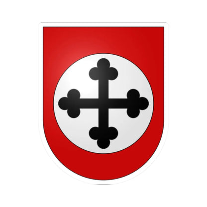 Eischoll-coat of arms (Switzerland) (Coat of Arms) STICKER Vinyl Kiss-Cut Decal 2 Inch White - The Sticker Space