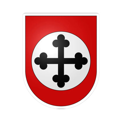 Eischoll-coat of arms (Switzerland) (Coat of Arms) STICKER Vinyl Kiss-Cut Decal 3 Inch White - The Sticker Space