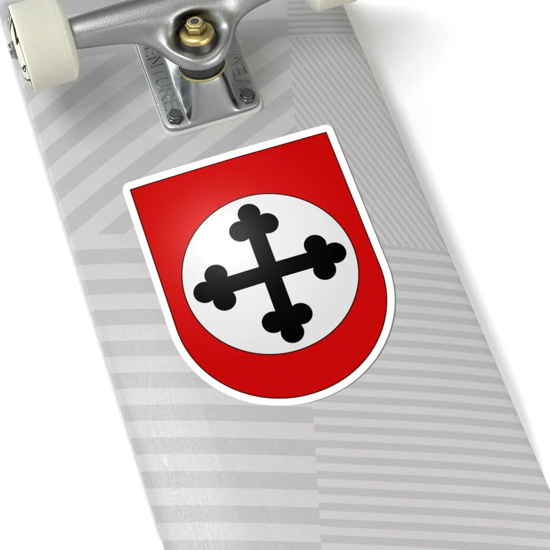 Eischoll-coat of arms (Switzerland) (Coat of Arms) STICKER Vinyl Kiss-Cut Decal - The Sticker Space