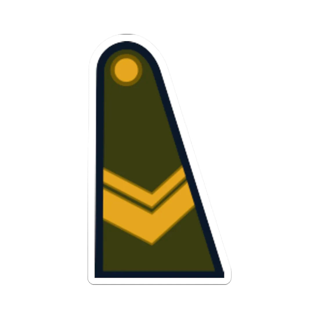 Ejercito Argentino   Cabo (Argentina) (Military Rank) STICKER Vinyl Kiss-Cut Decal 6 Inch White - The Sticker Space