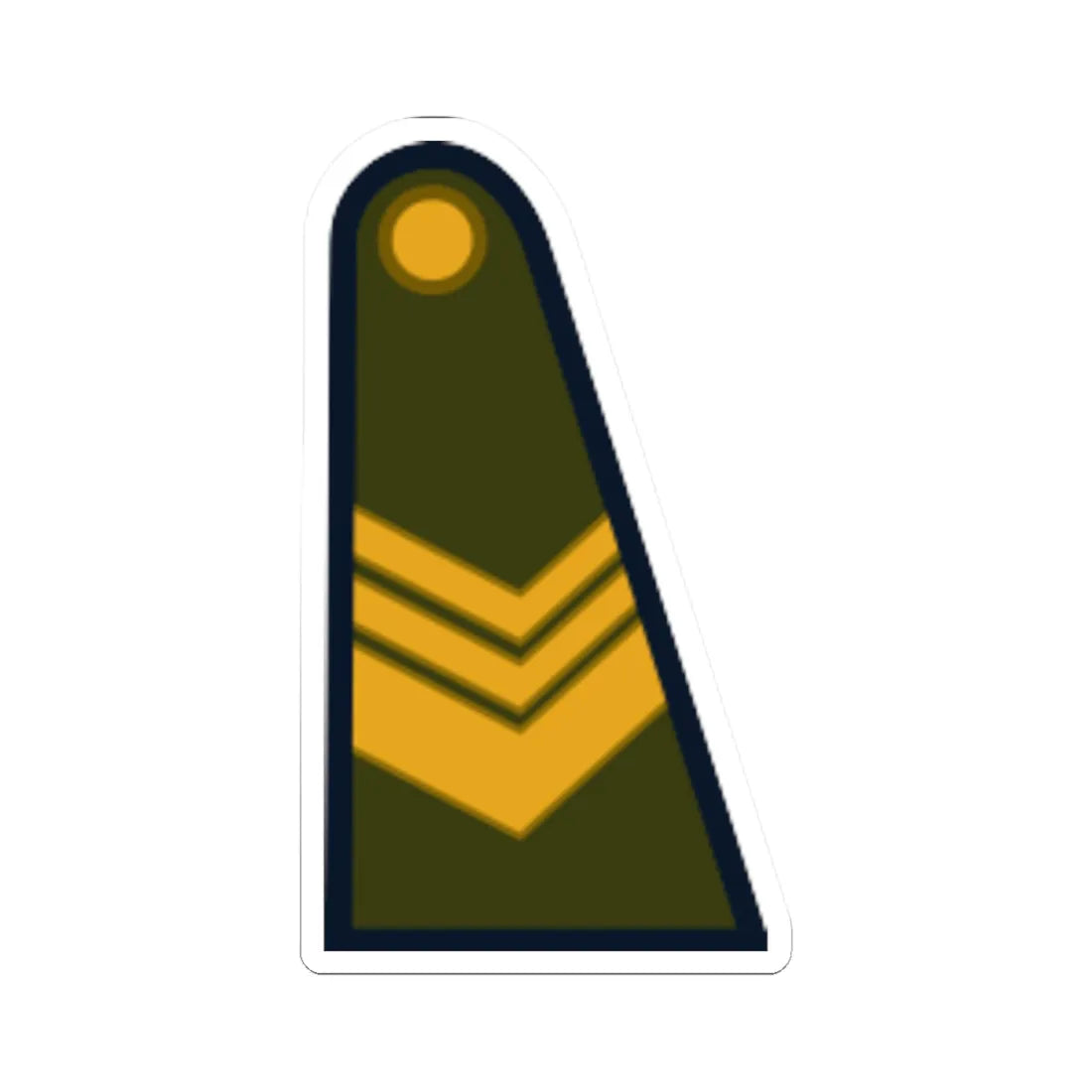 Ejercito Argentino   Cabo Primero (Argentina) (Military Rank) STICKER Vinyl Kiss-Cut Decal 6 Inch White - The Sticker Space