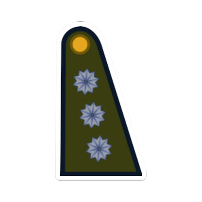 Ejercito Argentino   Capitán (Argentina) (Military Rank) STICKER Vinyl Kiss-Cut Decal 4 Inch White - The Sticker Space