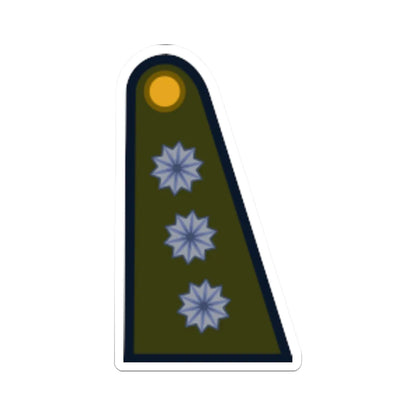 Ejercito Argentino   Capitán (Argentina) (Military Rank) STICKER Vinyl Kiss-Cut Decal 6 Inch White - The Sticker Space