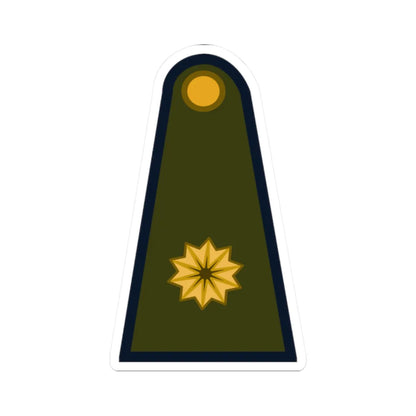 Ejercito Argentino   Mayor 2 (Argentina) (Military Rank) STICKER Vinyl Kiss-Cut Decal 2 Inch White - The Sticker Space