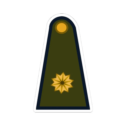 Ejercito Argentino   Mayor 2 (Argentina) (Military Rank) STICKER Vinyl Kiss-Cut Decal 4 Inch White - The Sticker Space