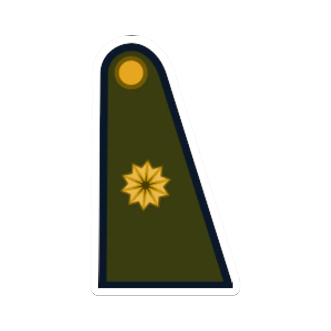 Ejercito Argentino   Mayor (Argentina) (Military Rank) STICKER Vinyl Kiss-Cut Decal 4 Inch White - The Sticker Space