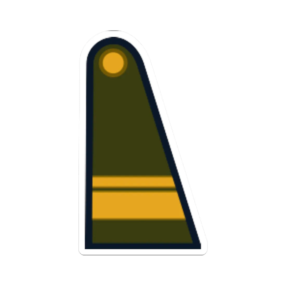 Ejercito Argentino   Sargento Primero (Argentina) (Military Rank) STICKER Vinyl Kiss-Cut Decal 3 Inch White - The Sticker Space