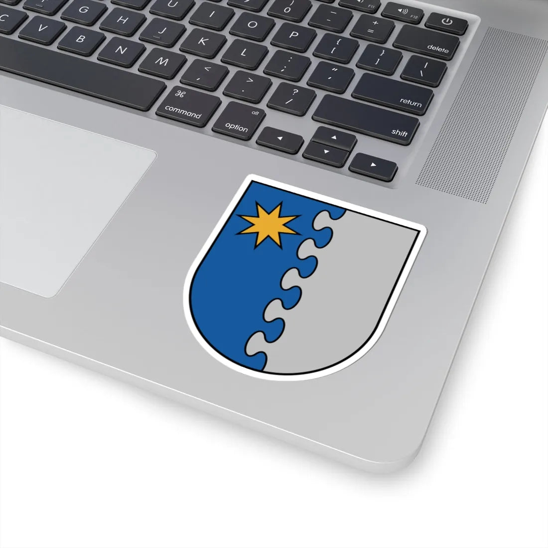 Ķekavas pilsētas ģerbonis (Latvia) (Coat of Arms) STICKER Vinyl Kiss-Cut Decal - The Sticker Space