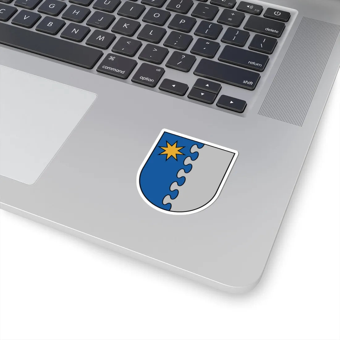 Ķekavas pilsētas ģerbonis (Latvia) (Coat of Arms) STICKER Vinyl Kiss-Cut Decal - The Sticker Space