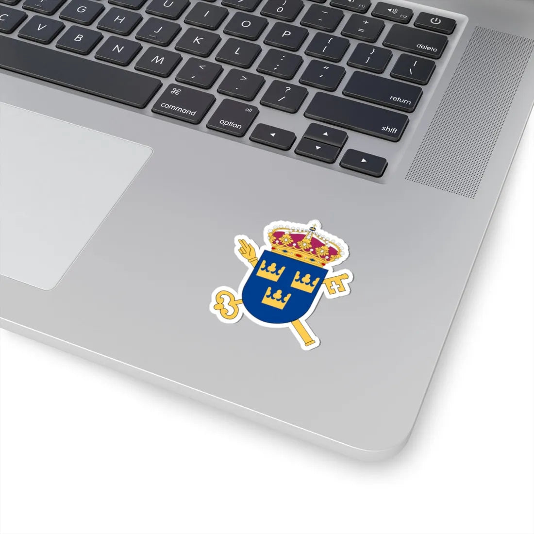 Ekobrottsmyndigheten vapen (Sweden) (Coat of Arms) STICKER Vinyl Kiss-Cut Decal - The Sticker Space