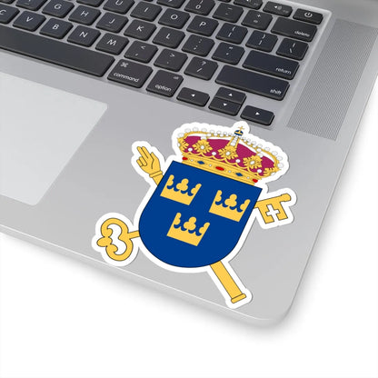 Ekobrottsmyndigheten vapen (Sweden) (Coat of Arms) STICKER Vinyl Kiss-Cut Decal - The Sticker Space