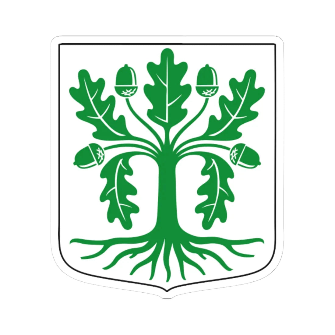 Eksjö kommunvapen - Riksarkivet Sverige-vector (Sweden) (Coat of Arms) STICKER Vinyl Kiss-Cut Decal - The Sticker Space