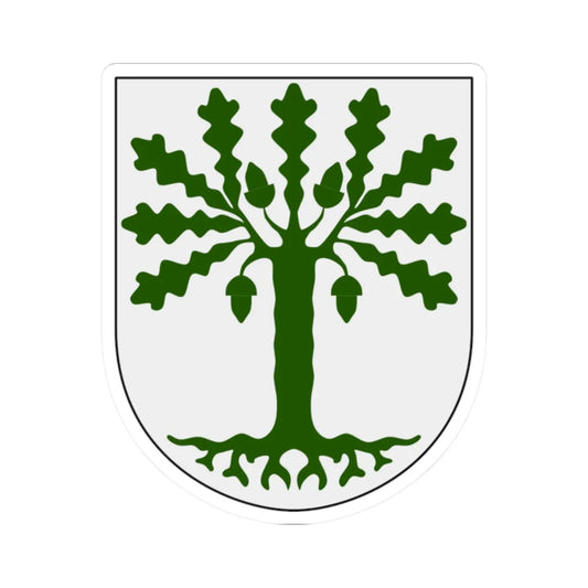 Eksjö vapen (Sweden) (Coat of Arms) STICKER Vinyl Kiss-Cut Decal 2 Inch White - The Sticker Space