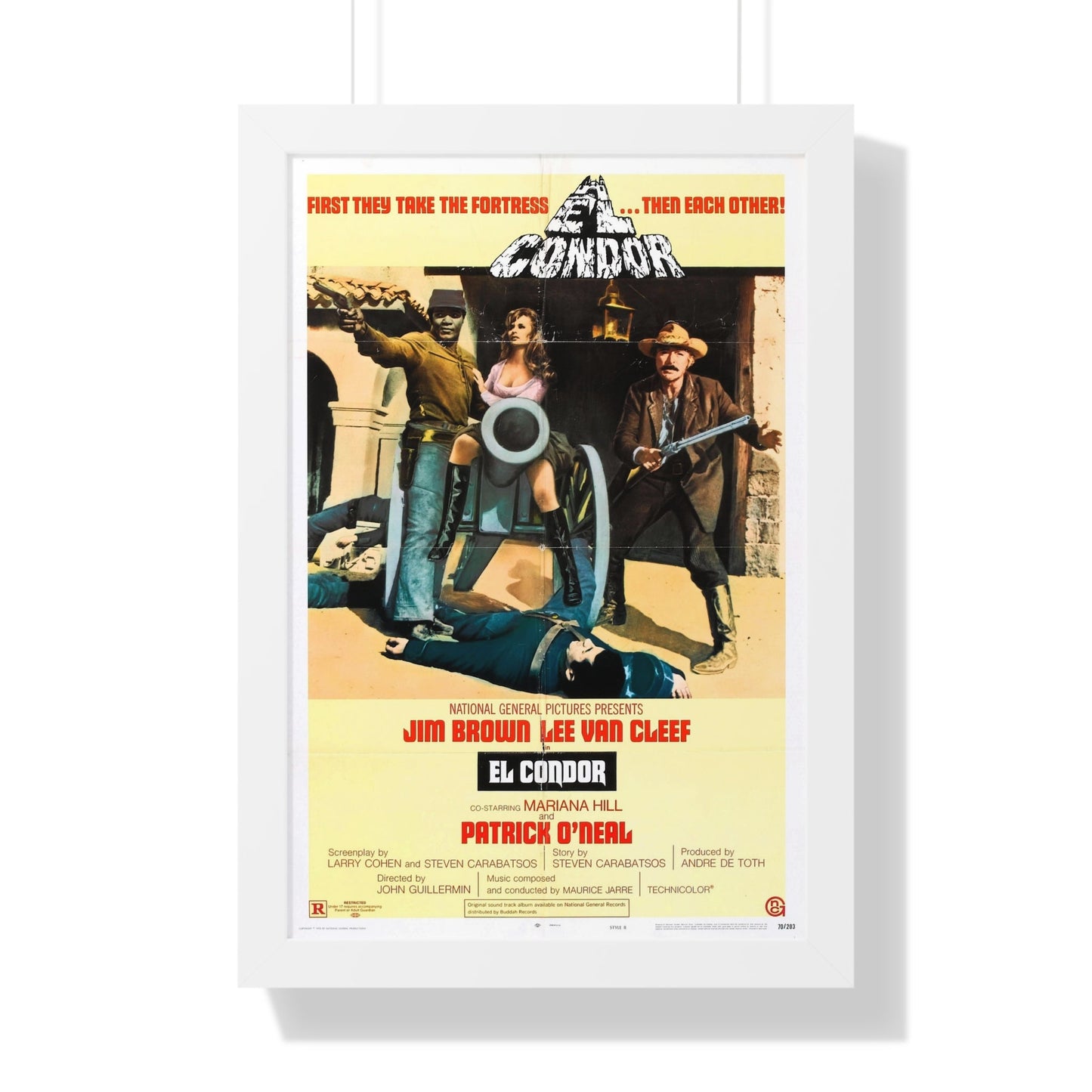 EL CONDOR 1970 - Framed Movie Poster-16″ x 24″-The Sticker Space