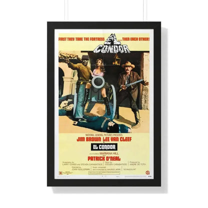 EL CONDOR 1970 - Framed Movie Poster 20" x 30" Black - The Sticker Space