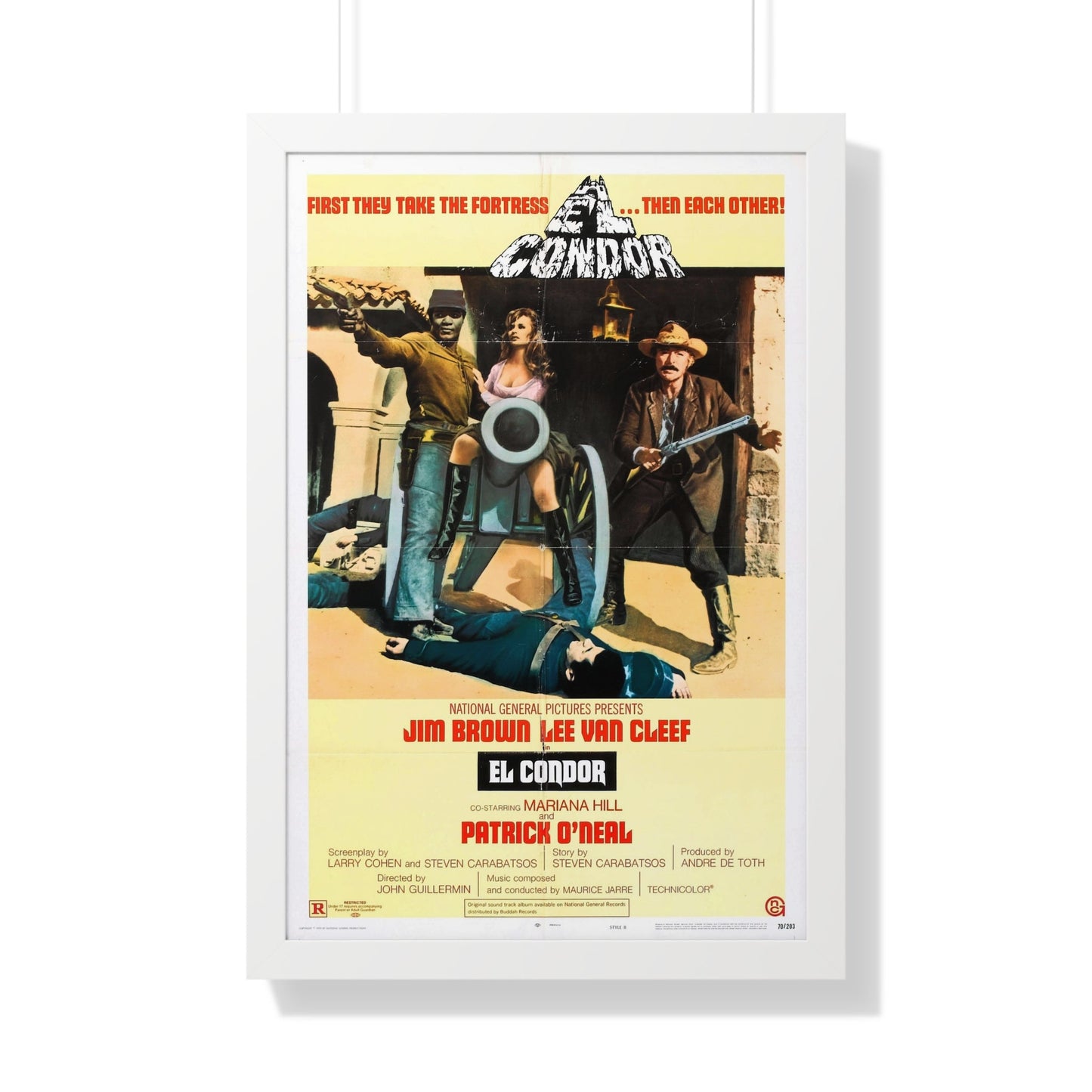 EL CONDOR 1970 - Framed Movie Poster-20" x 30"-The Sticker Space