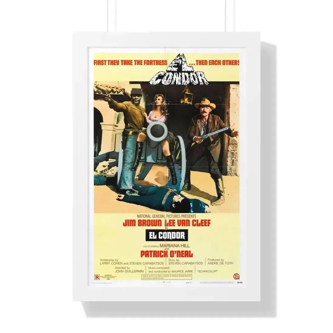 EL CONDOR 1970 - Framed Movie Poster - The Sticker Space