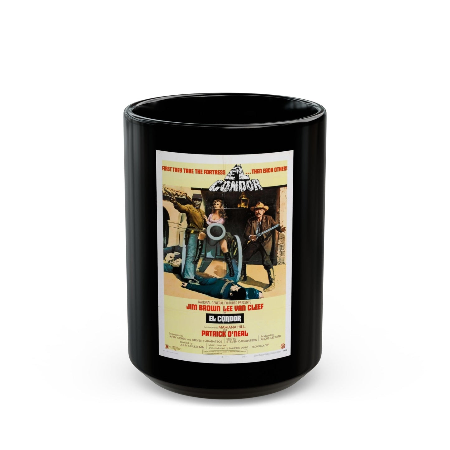 EL CONDOR 1970 Movie Poster - Black Coffee Mug-15oz-The Sticker Space