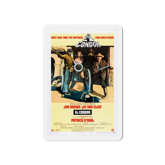 EL CONDOR 1970 Movie Poster - Die-Cut Magnet-6 × 6"-The Sticker Space