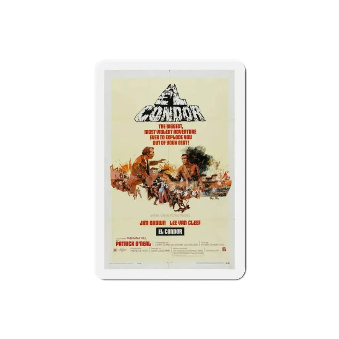 El Condor 1970 Movie Poster Refrigerator Magnet 2 Inch - The Sticker Space