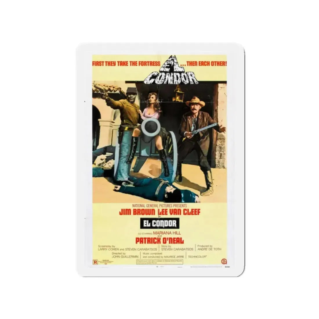 EL CONDOR 1970 Movie Poster - Refrigerator Magnet 2 Inch - The Sticker Space